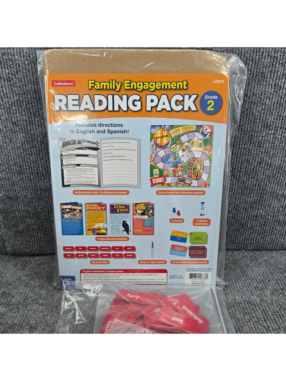 Lakeshore Family Engagement Reading Pack Grade 2 Paperback